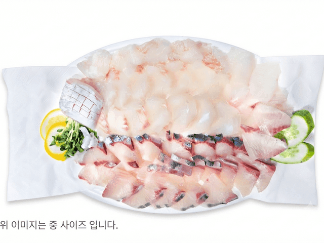 붉바리+전갱이 모듬회