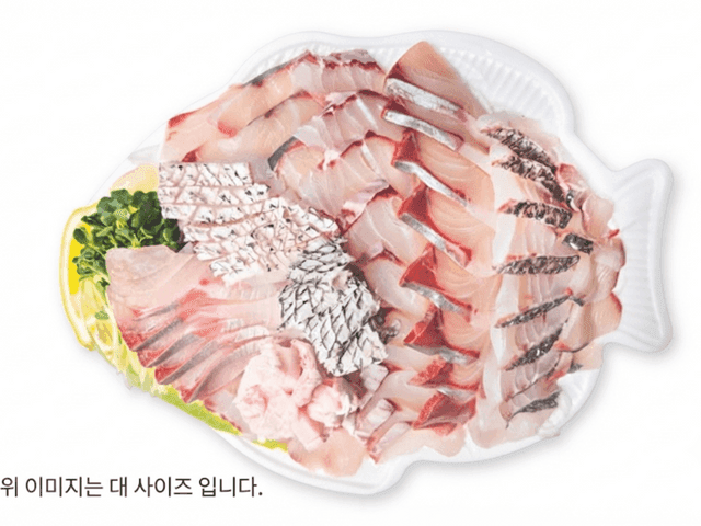 전갱민어회(별미)
