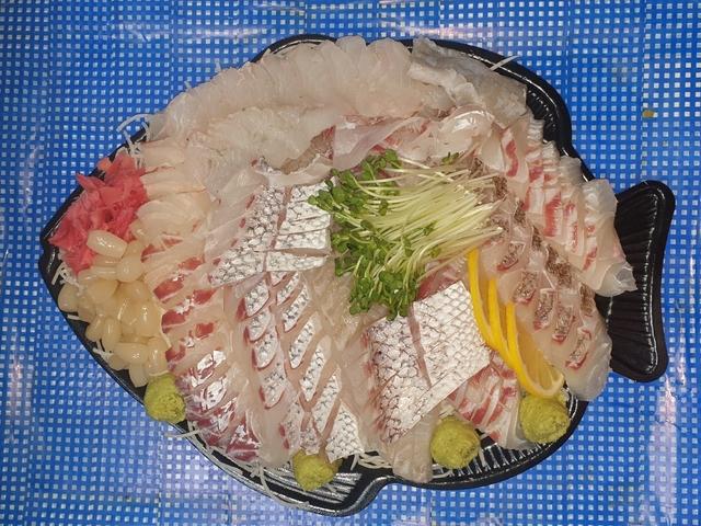 참돔 모듬회