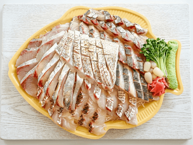 줄전갱이+참돔회